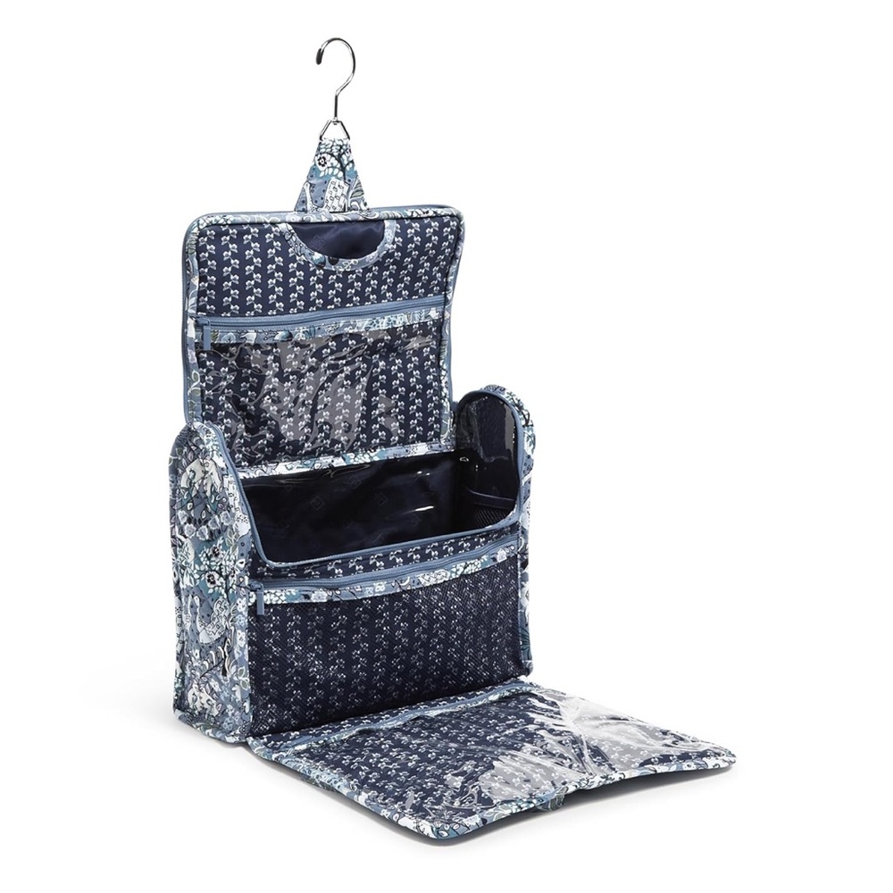 Vera Bradley Grand Handing Organizer ‎ Blue/White Floral